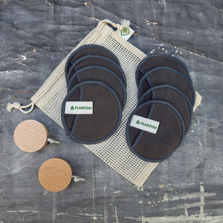 Bamboo Charcoal Facial Rounds Set